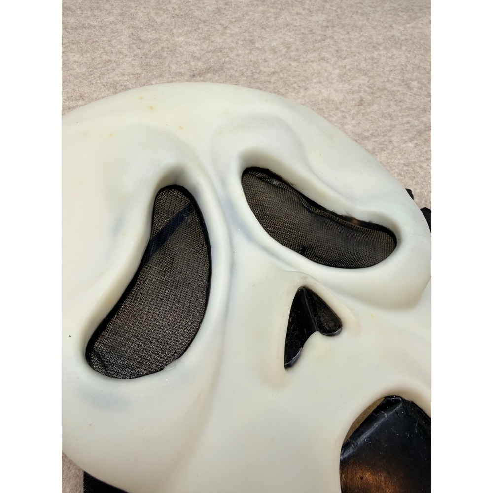 Ghostface Scream Mask Halloween Horror Movie Costume Accessory Black White - Picture 6 of 6